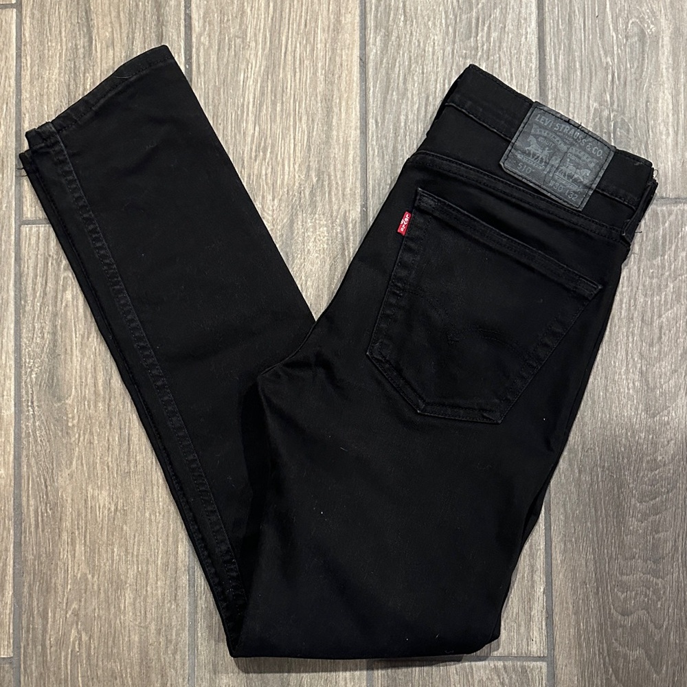 Levi's Men's Slim Black Jeans. 30/32. Black Label. 510.